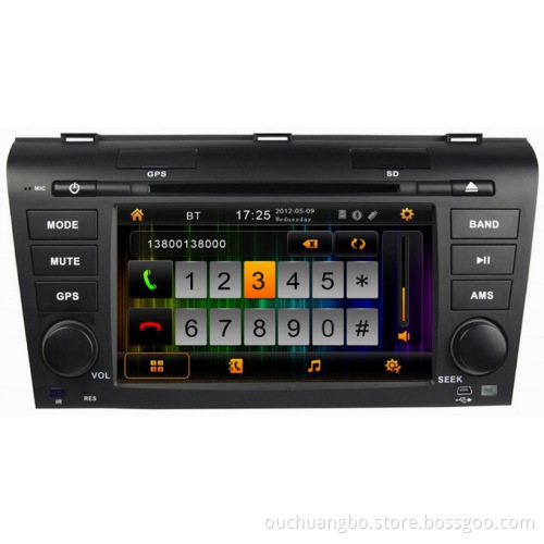 Ouchuangbo Car DVD Navi Multimedia Radio System Mazda 3(2004-2009)